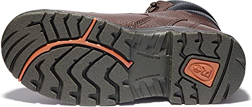 Timberland PRO Timberland PRO Women's TiTAN 6 Inch Alloy Safety Toe Waterproof Industrial Work Boot, Dark Mocha Brown-2024 NEW, 8.5W