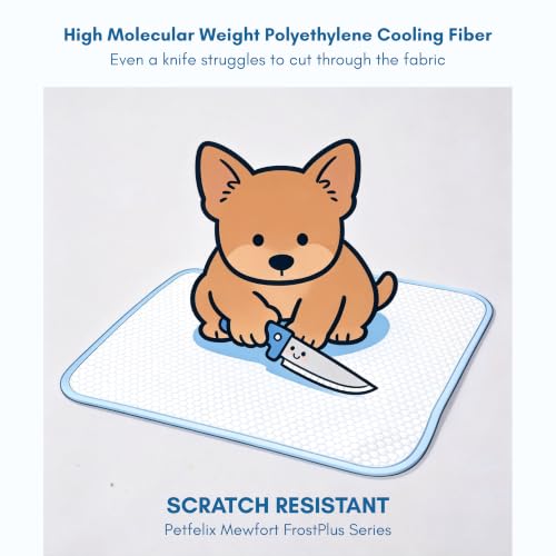 Tapis rafraîchissant pour chiens Petfelix antidérapant taille M - 6