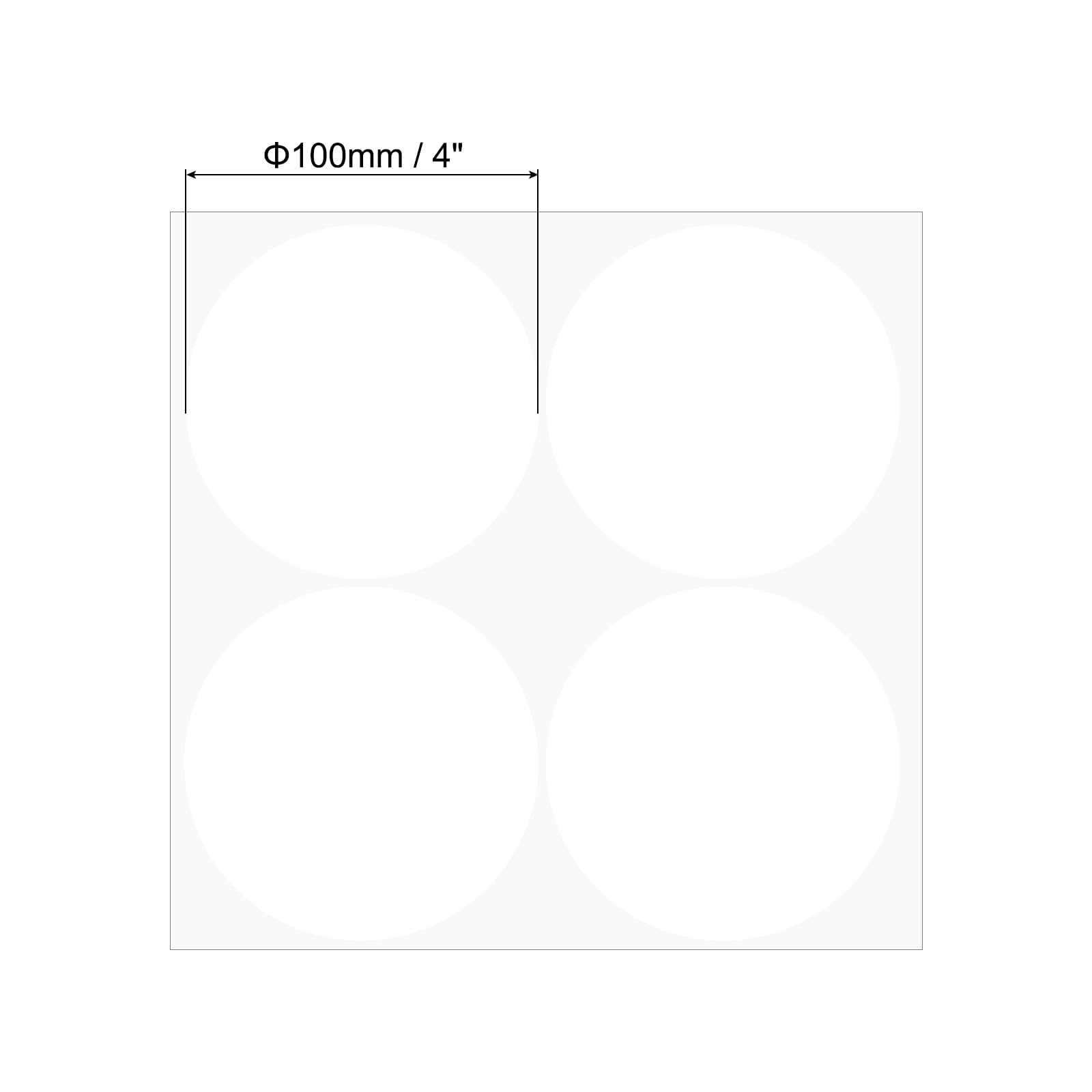 PATIKIL Round Colored Stickers 4" - Image 2