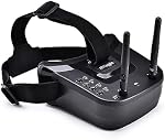 5.8G FPV Des lunettes avec des antennes: 3 Écran de pouce 5.8G 40CH Construisez dans le casque vidéo de batterie pour Analog FPV caméra et émetteur FPV Drone RC Avion de voiture RC Loisirs par Speedybee