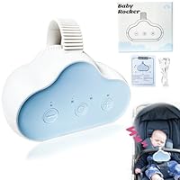 Kinderwagenschaukler, Wiederaufladbar Schlafhilfe Für Baby Mit Timer, 3 Einstellbare Schaukelintensitäten, Leise Schaukel Universell Für Kinderwagen & Buggy