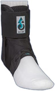 264014 ASO Ankle Stabilizer, Black, Medium (2 Pack)