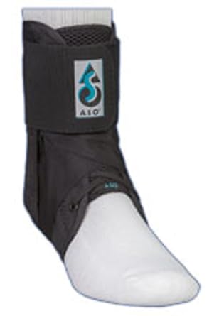 Med Spec 264014 ASO Ankle Stabilizer, Black, Medium Pack of 2