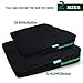 IHEALTHCOMFORT ( 16x13.7 inches Wedge Seat Cushion for Car and Truck,Portable Memory Foam Seat Cushion for Tailbone Stress Back Pain Relief