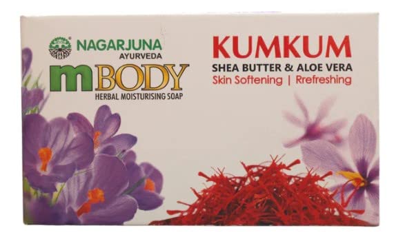 Nagarjuna M Body Kumkum Soap 75gm Pack of 6