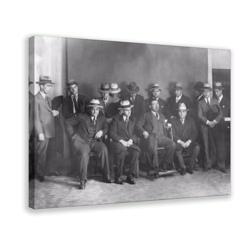 Art Mural Mafia Commission 1928 impression canva deco haut de gamme