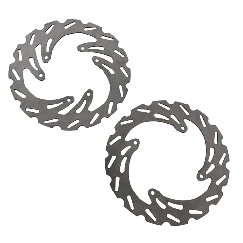 Brake Rotors for Honda CRF450R CRF450 2002-2014 Front and Rear Ri...