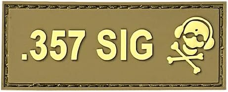 G-CODE Caliber Patch - TAN on Tan - (.357 SIG)