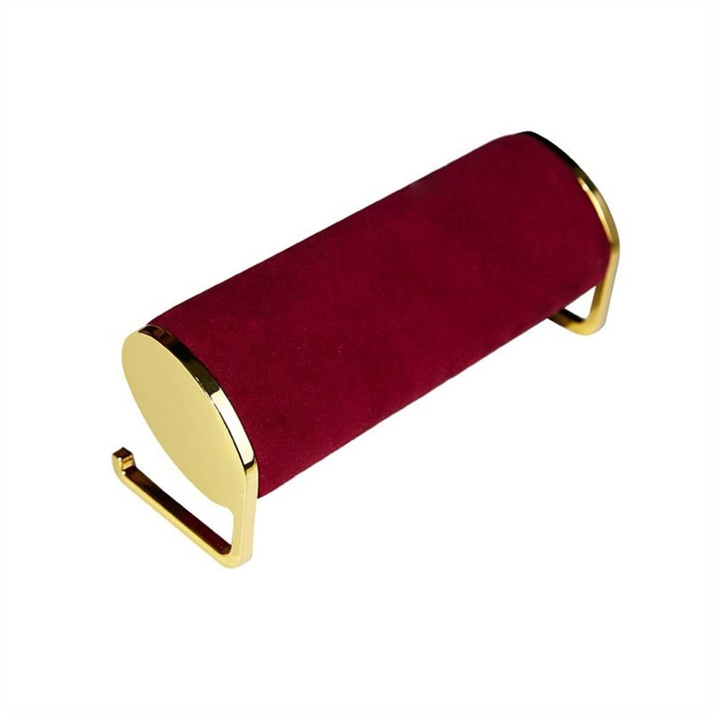Zeng25liangOu-12 jewellery stand High-grade Counter Velvet Window with Jewelry Display Props Watch Bracelet Bracelet Jewelry Storage Racks for Display and Storage(Red)