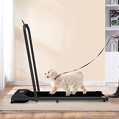 BTM Tapis Roulant 2 en 1 à la Maison, Tapis Roulant télécommandé avec Affichage LED Vitesse 1-6 km/h, Haut - Parleur Bluetooth et Support téléphonique – Image 6