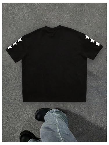 SOLY HUX Men's Letter Print Graphic Tees Short Sleeve Round Neck T Shirt Streetwear Summer Tops2