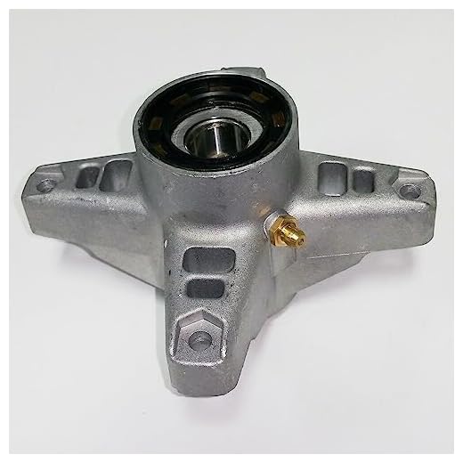 Luxuypon Eixo de reposição para cortador de grama compatível com MTD Cub Cadet 918-3129, 618-3129, 618-3129C, 618-04394 Inclui carcaça, rolamentos de rolos cônicos, vedação