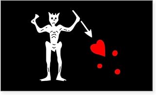 CafePress Blackbeard Flag Rectangle Bumper Sticker Car Decal