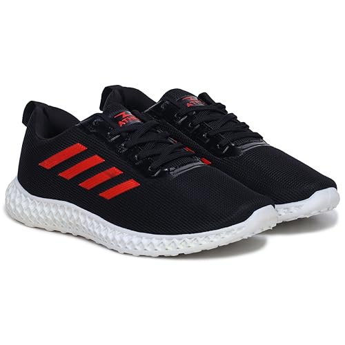 Image of ATHCO mens Kandy Running Shoes for Man Comfortable Men's Sports Shoes with Memory Foam Cushioned Insole Sports Shoes for Men Running Walking Lightweight Gym Shoe for Men Comfortable Stylish & Casual Walking Shoe for Man Anti Slip Gym Footwear
