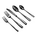Eslite Black Stainless Steel Flatware Sets,40-piece, Service for 8