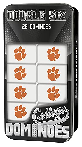 Juego de Dominó Clemson Tigers Masterpieces 28 piezas miniatura 2