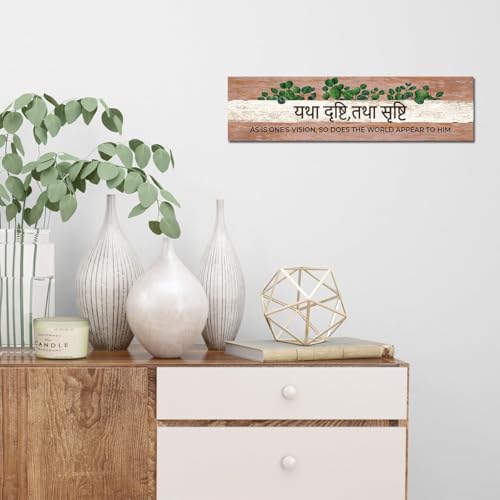 Image of Chaka Chaundh - Kitchen Plaque Quotes Wall Hanging Decor - Restaurant Quotes Sign Board Decor - Dining Quotes Sign Wall Plates Decor Items - Set of 3 (Multi Broen Dark red)