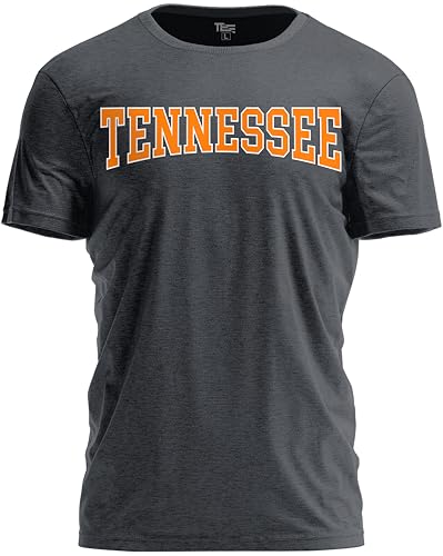 TeeStock Tennessee T-Shirt Bold Sport State Letters Tee for Fans and Game Days