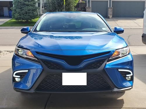 Kit de luces LED antiniebla amarillo ámbar para Toyota Camry 2018-2020 miniatura 6