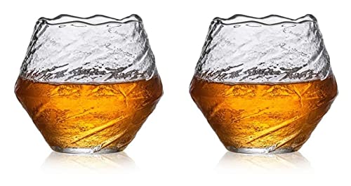 Whiskey Champagne Glasses Water Tumblers Glasses Coffee Cup Set Household High Temperature Resistant Transparent Tea Cup Whiskey Glass/Wine Whiskey Glass/Beverage/Tea/Juice Drinking Glasses Wine Glass #TOP6