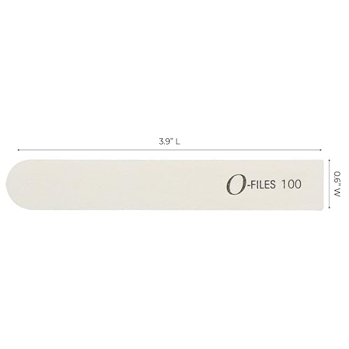 Miniatura 2 de ForPro O-Files reemplazables sistema de archivos blanco grano 100 recambios de lima de uñas 39 pulgadas de largo x 6 pulgadas de ancho 50 unidades