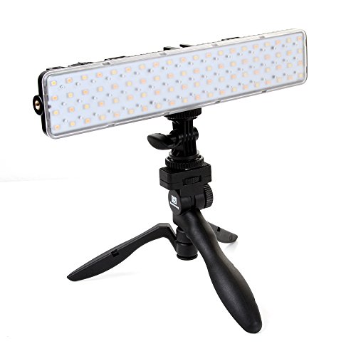 Lumière photo LED de voiture FOTGA CN-T80C 8W avec batterie trépied