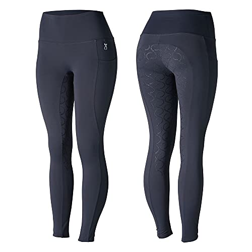 HORZE Gillian - Mallas de compresión para mujer, azul oscuro, 42
