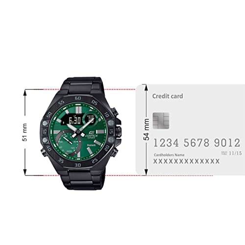 Casio Edifice Bluetooth Connect Analog-Digital Green Dial Men ECB-10DC-3ADF (ED526) - Image 6