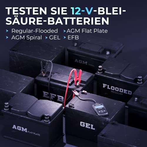 Autobatterietester TOPDON BT50 für 12V Batterien