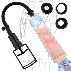 Generic Men’s Growth Pump with Strong Suction Men’s Vacuum Pump with ED Screen Powerful Electric Vacuum Pump Inch, Adjustable Men’s Underwear Set Training Tools to Be a Bigger Men PPTL01