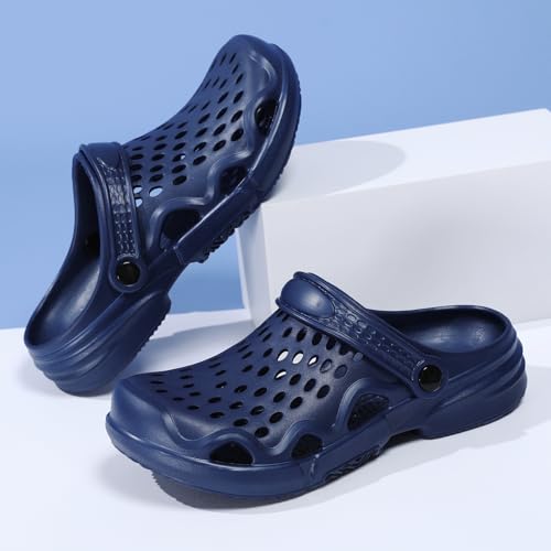 Image of CERYTHRINA Mens Garden Clogs Lightweight Breathable Slip on Sandals Fashions Pool Beach Shoes Non Slip Home Clogs Slippers