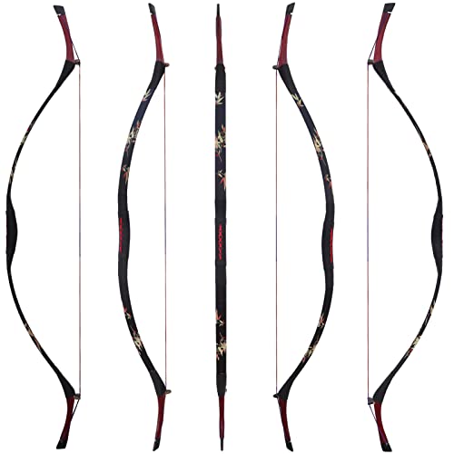 Obert Archery Vintage Recurve Bow Set Longbow Horsebow Quiver Target Hunting Arrows Quiver #TOP7