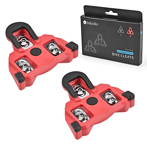 Inkesky Road Bike Cycling Cleats Compatible With Shimano Spd-Sl - 6 Degree Float #TOP22