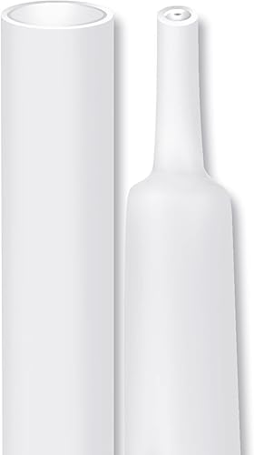 Vista 19 de XHF 2 tubos termorretráctiles de poliolefina impermeable 3:1 de 3/4 pulgadas (0.748 in), tubo termorretráctil de grado marino, sellado de negro