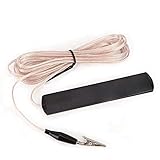 FM Antenna Dipole Antenna, Yctze ANT-108SE Indoor FM Radio Antenna Car Stereo Antenna Sensitivity with 3.2m Pure Copper Double Wire for Home Audio Radio AV Power Amplifier Receiver