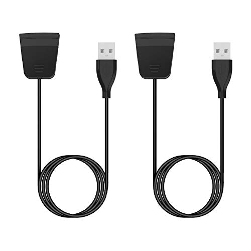 Kissmart Compatible with Fit bit Alta HR Charger 2PCS (1m/3.3ft), Repalcement Charging Cable Cord Charger for Fit bit Alta HR (2PCS - 1m/3.3ft)