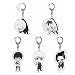 Porte-CléS Tokyo Ghoul Kaneki Ken, Pendentif Imprimé en Couleur Transparente Double Face