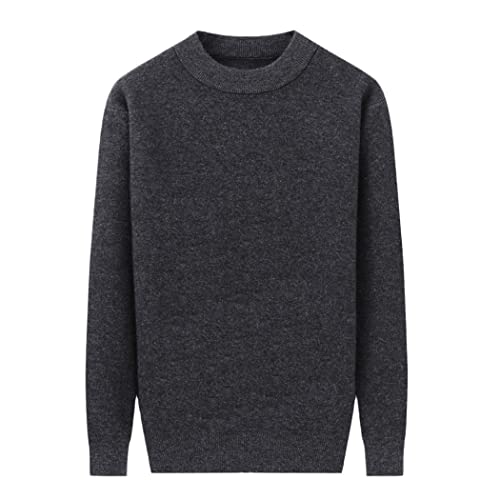 Pull cachemire homme contre le froid hivernal coupe ample confortable L