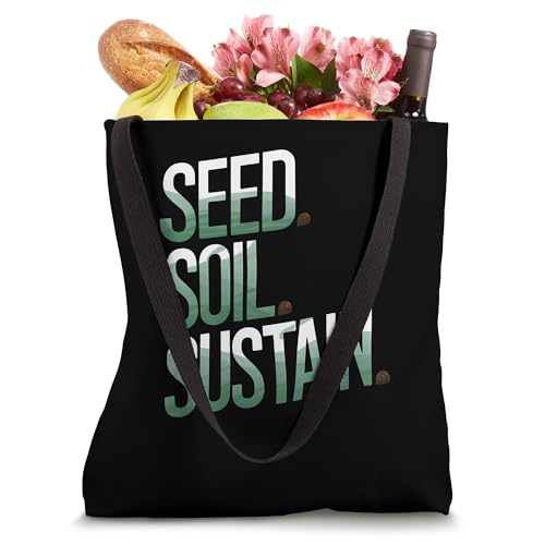 Seed Soil Sustain Agronomist Passion Tote Bag miniatura 4