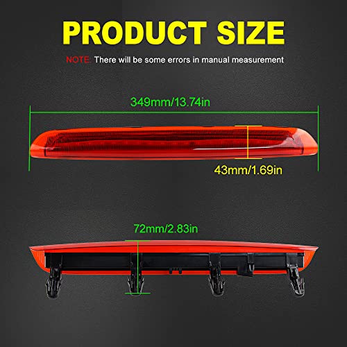 Lâmpada De Travagem De Alto Nível Led Lâmpada De Travagem Acessórios Para Carros 8P4945097C Para Aud