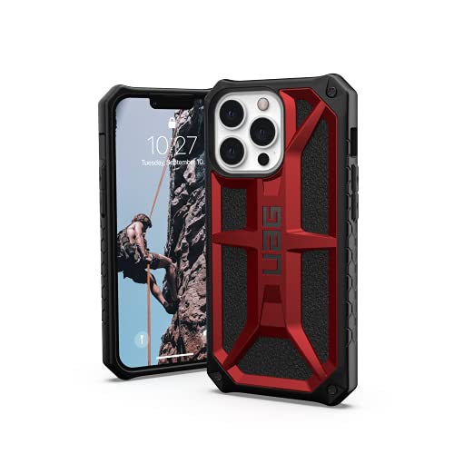 Urban Armor Gear Monarch Funda para teléfono móvil 15,5 cm (6.1') Negro, Rojo