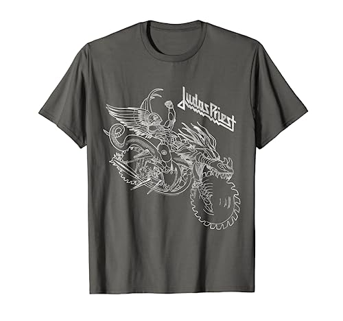 Judas Priest – Pain Killer Wireframe Asphalt Camiseta