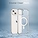 JETech Magnetic Case for iPhone 13 6.1-Inch Compatible with MagSafe Wireless Charging, Shockproof Phone Bumper Cover, Anti-Scratch Clear Back (Clear) JETech Magnetic Case for iPhone 13 6.1-Inch Compatible with MagSafe Wireless Charging, Shockproof Phone Bumper Cover, Anti-Scratch Clear Back (Clear)