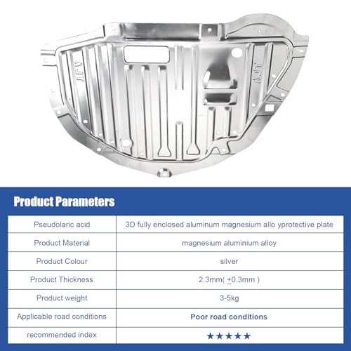 Image of Engine Splash Shield Guard Compatible with Honda CRV 2017-2022, Engine Case Guard Under Car Shield Cover OEM 74112-TLA-A01 74112TLAA01, Engine Splash Guard