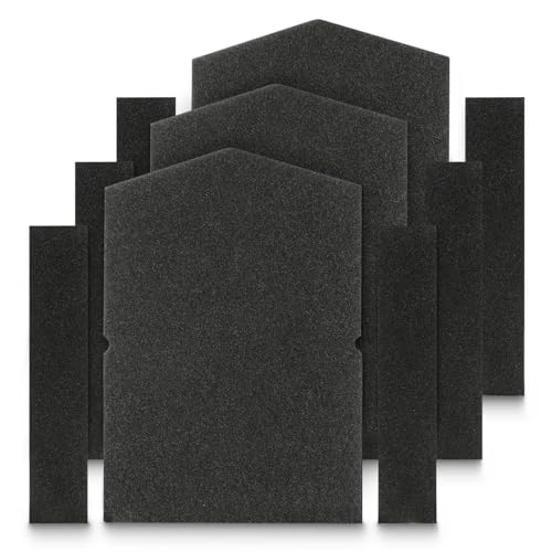 Confezione da 3 filtri di ricambio in schiuma per pompe di calore per Miele per asciugatrici, parti di ricambio 6057930 + 9688381