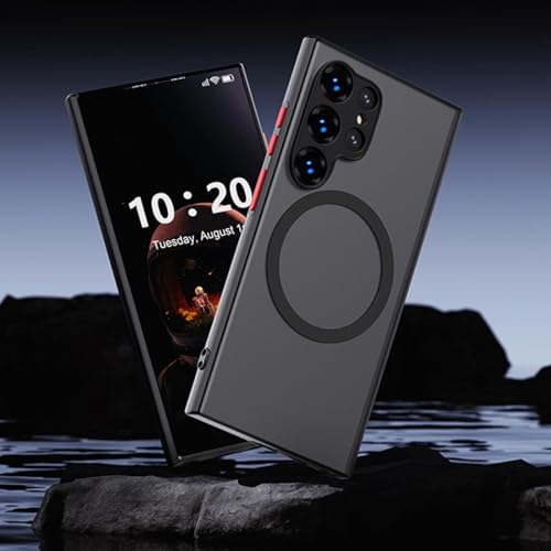 Coque aimantée S24 Plus mate verte protection antichoc - 3