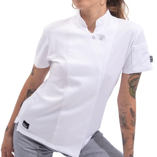 TILIT Supply Chef Coat for Women (White, Large) | Premium Chef Coat for Women | Quality Design and Functionality
