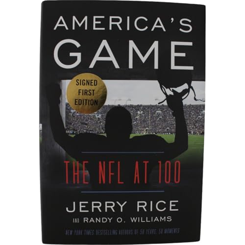 jerry rice autographedsigned america39s game book beckett