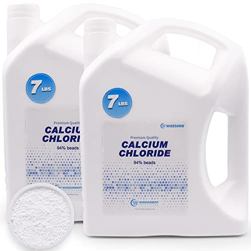 Image of Wisesorb 14LBS Calcium Chloride Desiccant, Moisture Absorbers Refill Beads - Fragrance Free, Moisture Absorber Refill