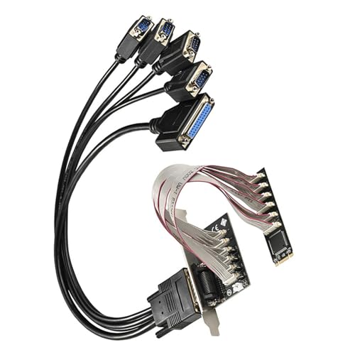 Adaptador serie RS232 M.2 M+B Key para expansión de PC y comunicación de datos 6